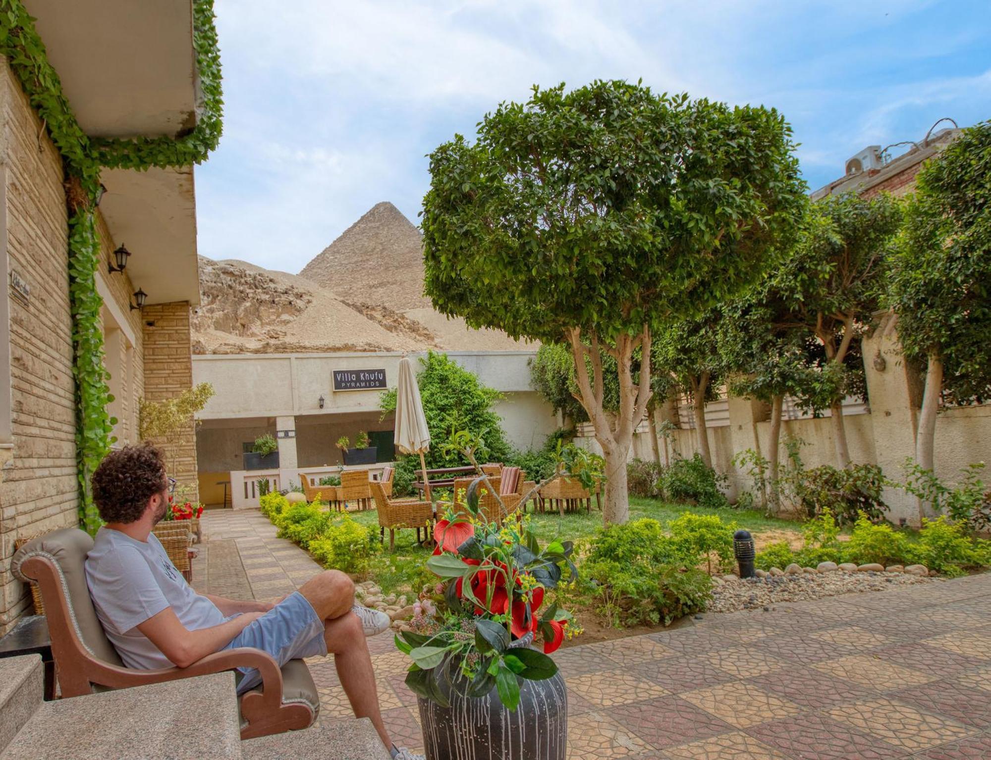 Villa Khufu Pyramids Hotel Kafret el-Gabal Exterior foto